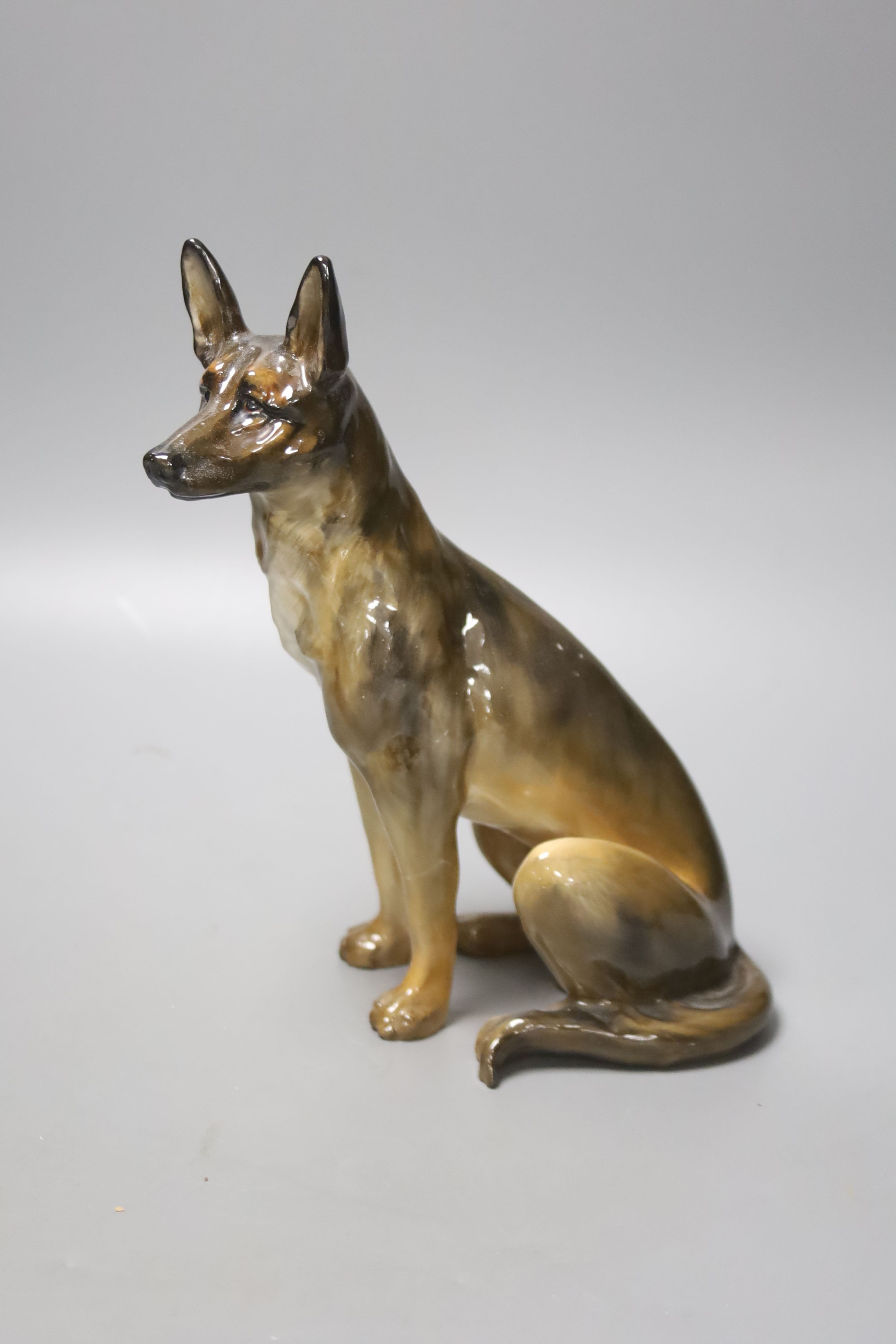 A Royal Doulton Alsatian, HN921, height 20.5cm